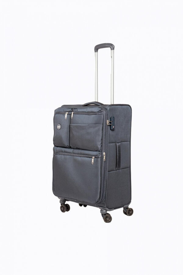 VALIJA ELF I3400 24" MEDIANA CARRO INTERNO 4 ruedas con giro 360º Cerradura TSA - Imagen 2