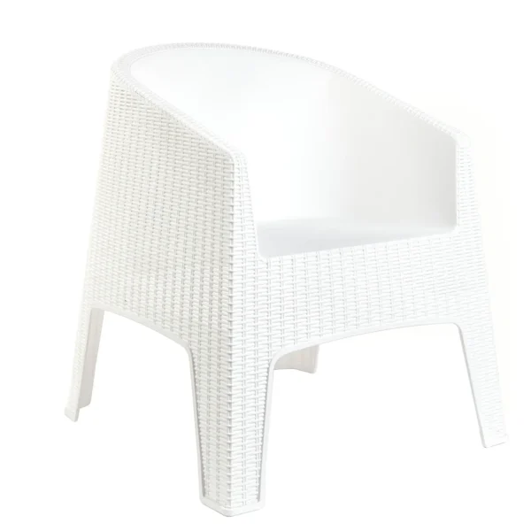 SILLON GARDENLIFE IBIZA BLANCO SIMIL RATTAN F795000