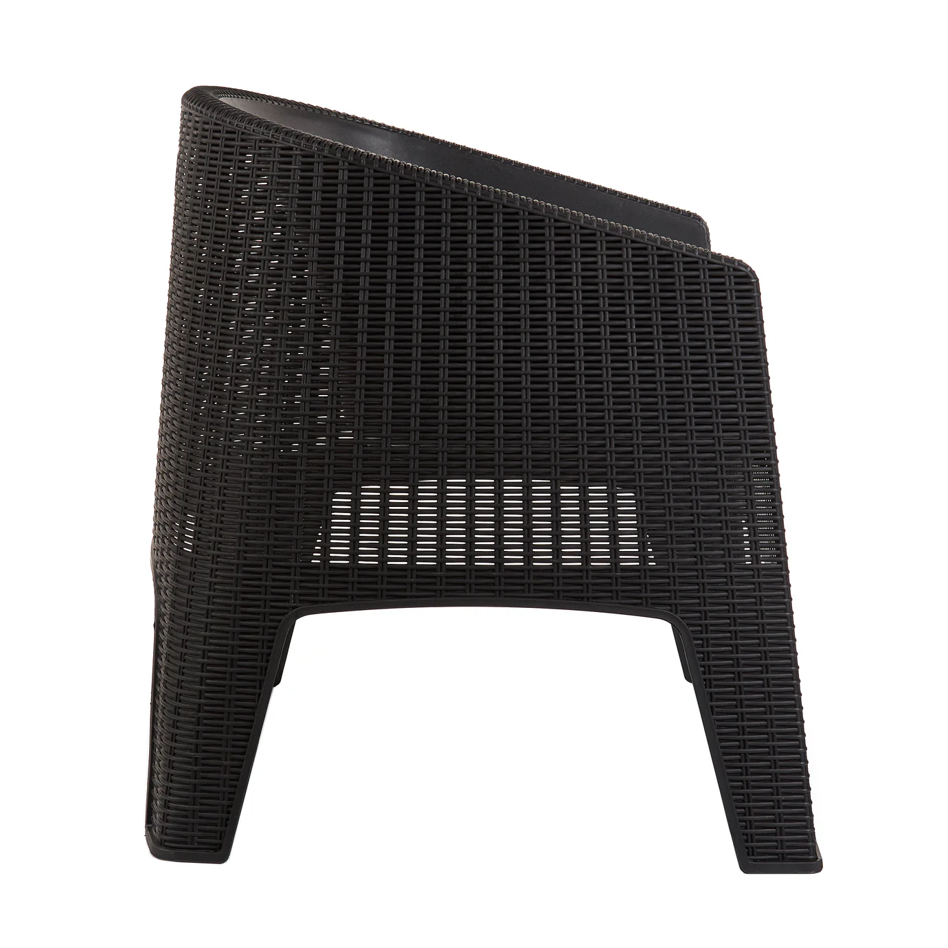 SILLON GARDENLIFE IBIZA NEGRO SIMIL RATTAN F795001 - Imagen 2