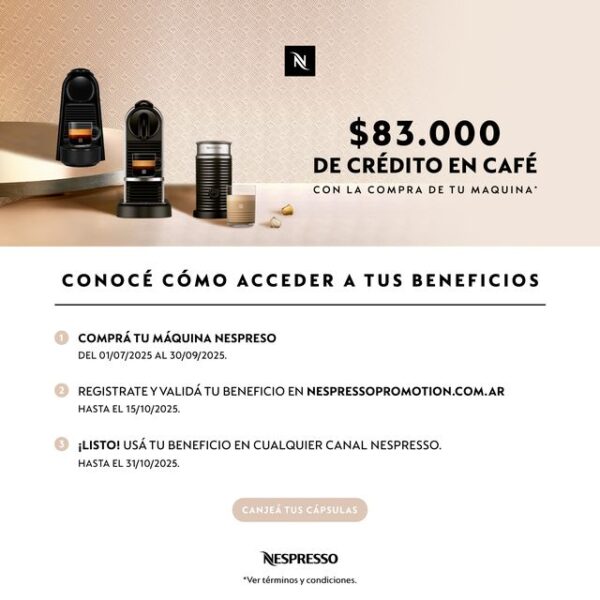 CAFETERA NESPRESSO GRAN LATTISSIMA WHITE F541-AR-WH-NE ONE TOUCH - Imagen 2