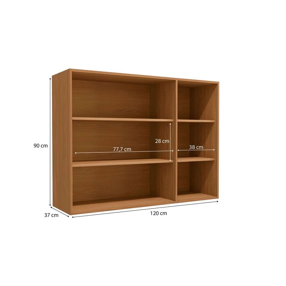 ALACENA KAPPESBERG G766-CN 120x90x37 CANELA - Imagen 3