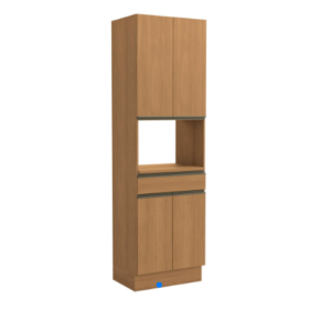 DESPENSERO KAPPESBERG CB979-CN P/MICROONDA CANELA 4 PUERTAS 5 ESTANTES 240x70x52