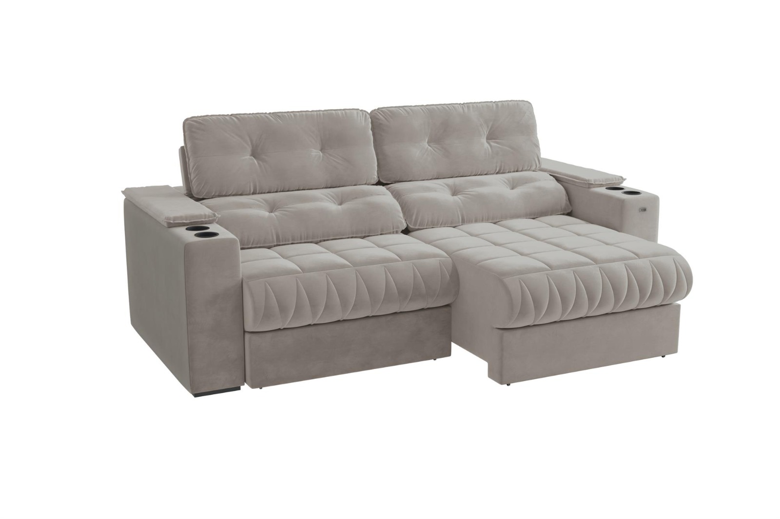 SOFA KAPPESBERG PREMIER 3 CUERPOS 6 POS 26Kg DENSIDAD APOYA VASO 114x231x132 - Imagen 2