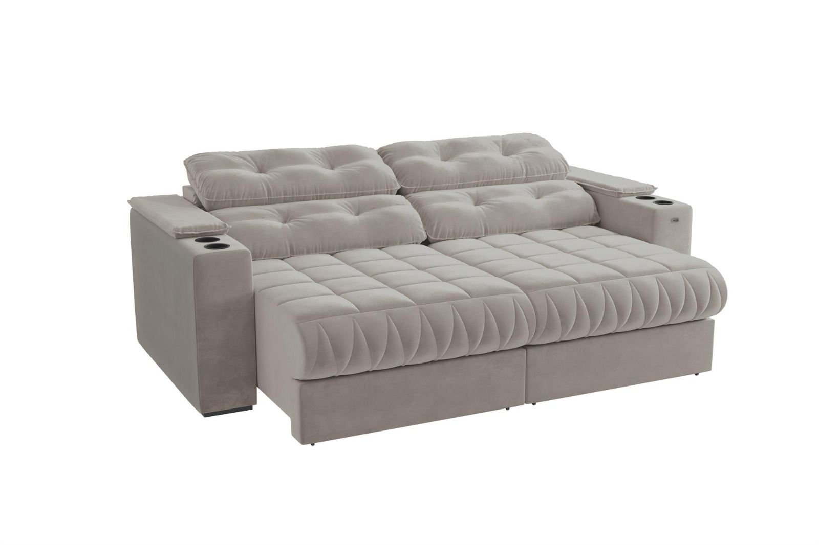 SOFA KAPPESBERG PREMIER 3 CUERPOS 6 POS 26Kg DENSIDAD APOYA VASO 114x231x132 - Imagen 3
