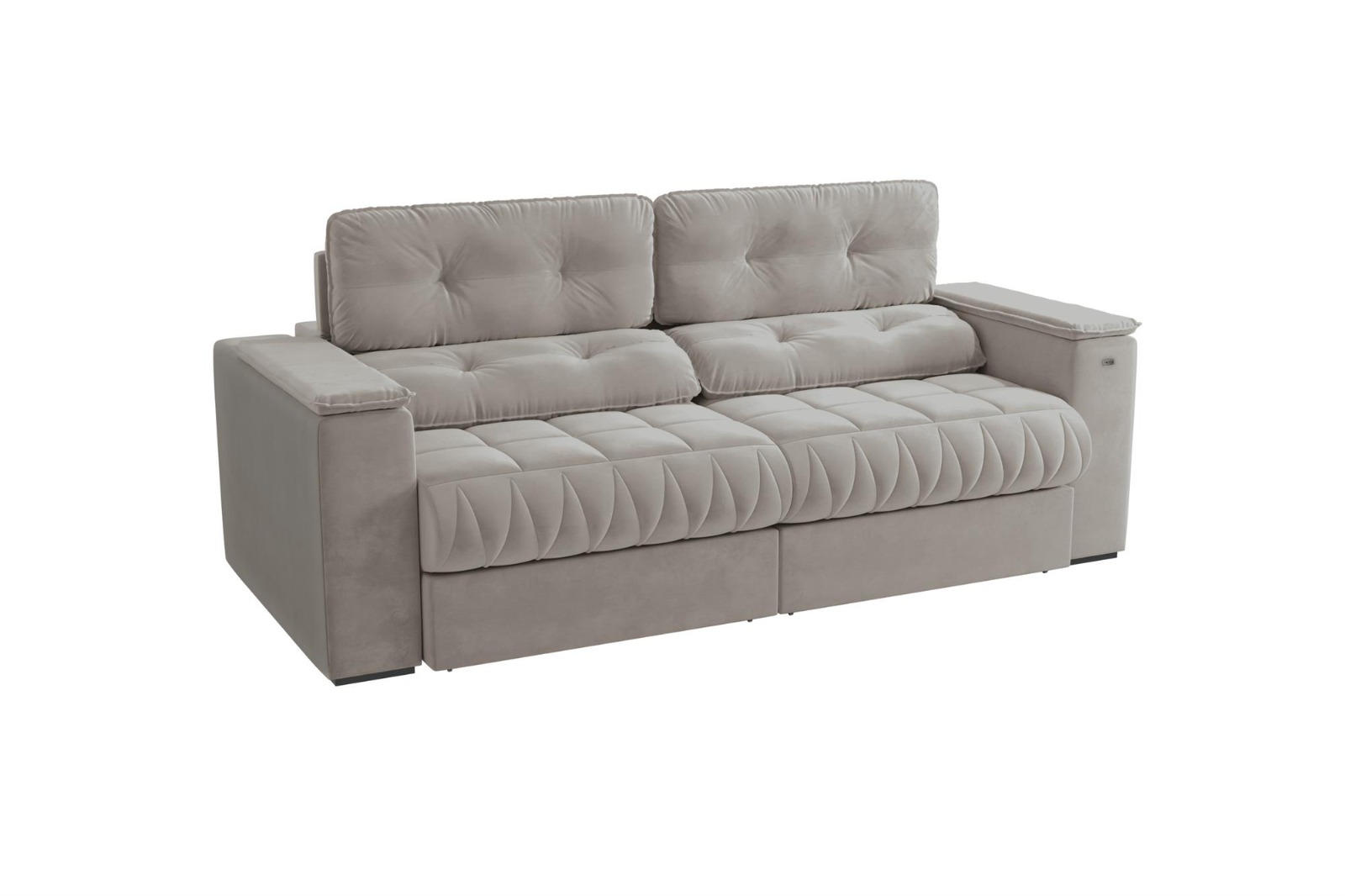 SOFA KAPPESBERG PREMIER 3 CUERPOS 6 POS 26Kg DENSIDAD APOYA VASO 114x231x132