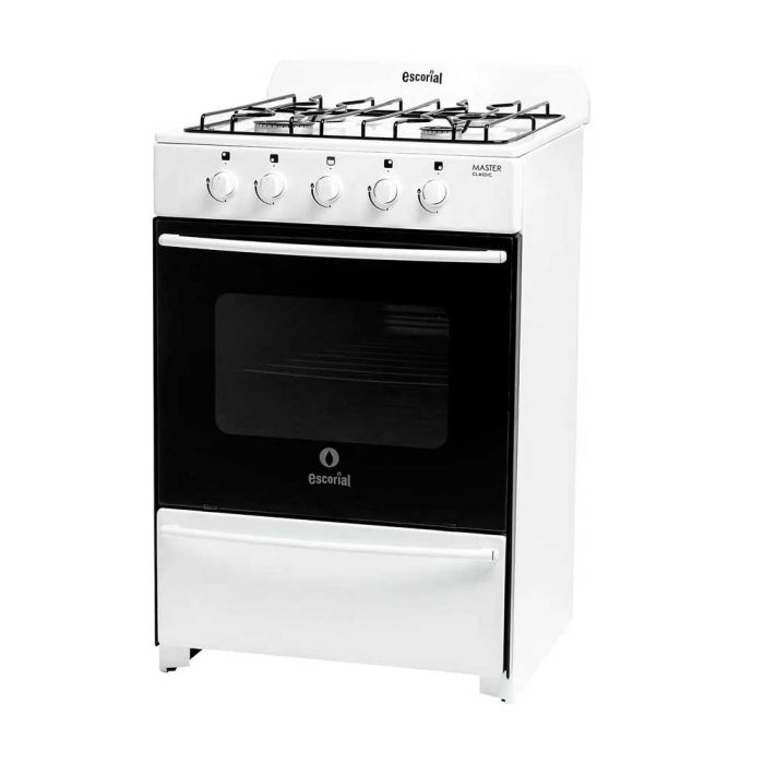 COCINA ESCORIAL MASTER CLASSIC BLANCA GE 56x60x93cm FACIL LIMPIEZA