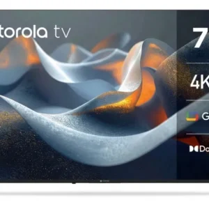 LED MOTOROLA 75" androidtv 4K FHD MT7510 Google Assistant 1677 x 966 x 85 mm